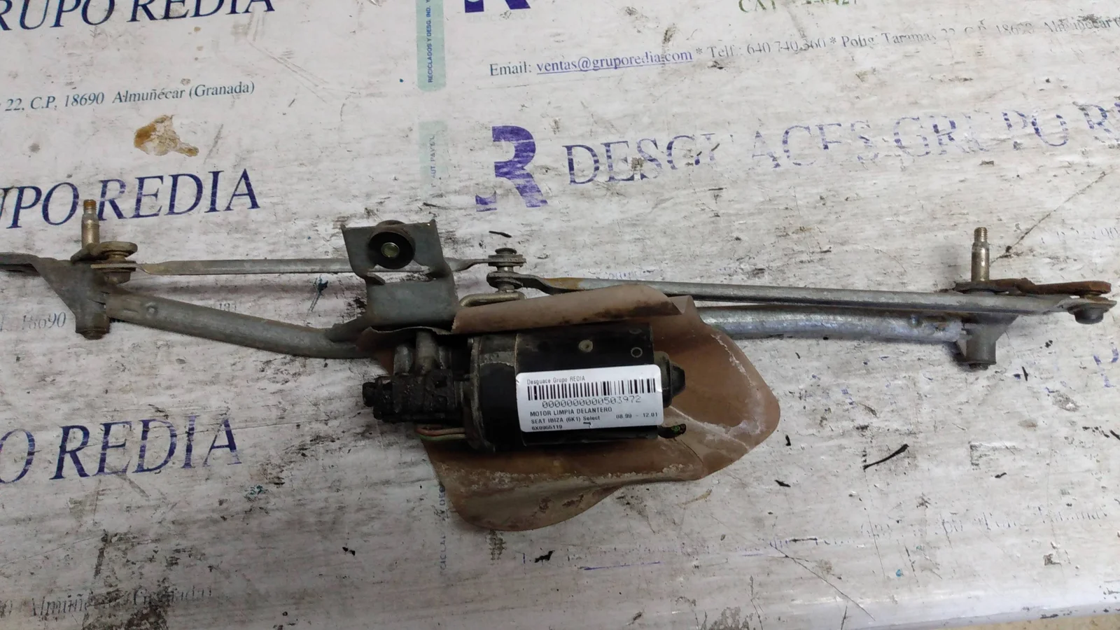 Foto de MOTOR LIMPIA DELANTERO SEAT IBIZA (6K1) 1.9 SDI (68 CV / 50 KW) referencia 6X0955119