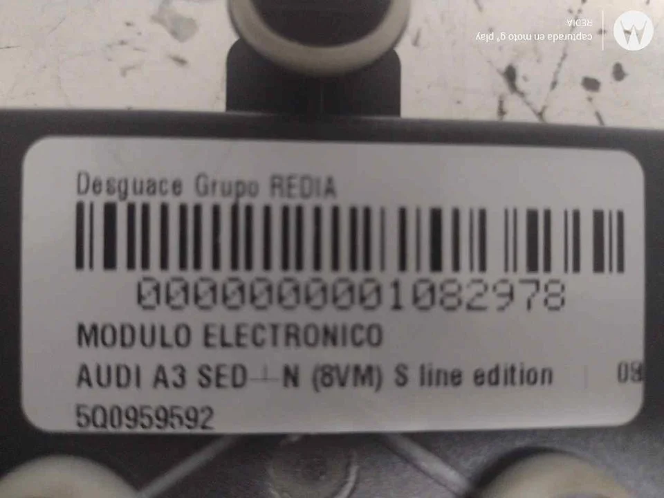 Foto de MODULO ELECTRONICO AUDI A3 SEDÁN (8VM) 2.0 16V TDI (150 CV / 110 KW) referencia 5Q0959592