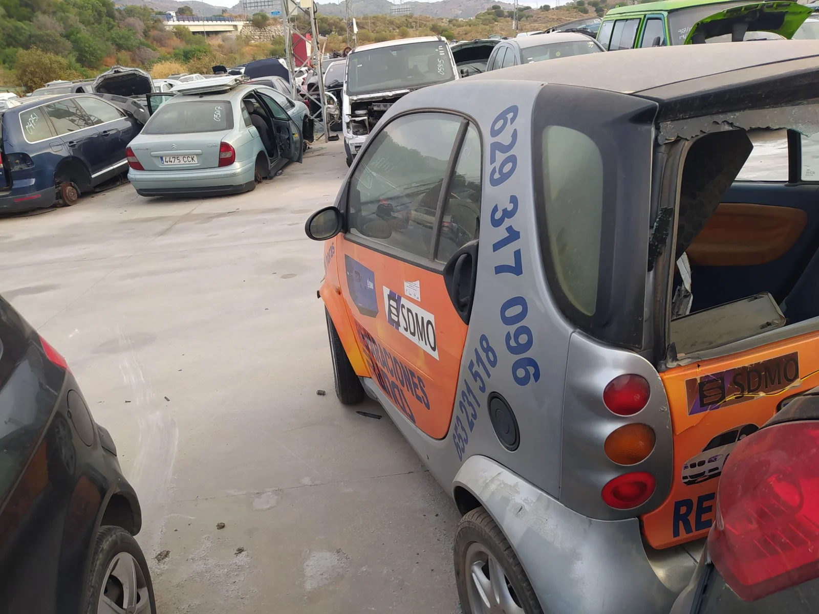 Foto de REFUERZO PARAGOLPES TRASERO SMART CITY-COUPE 0.6 Turbo CAT (54 CV / 40 KW)