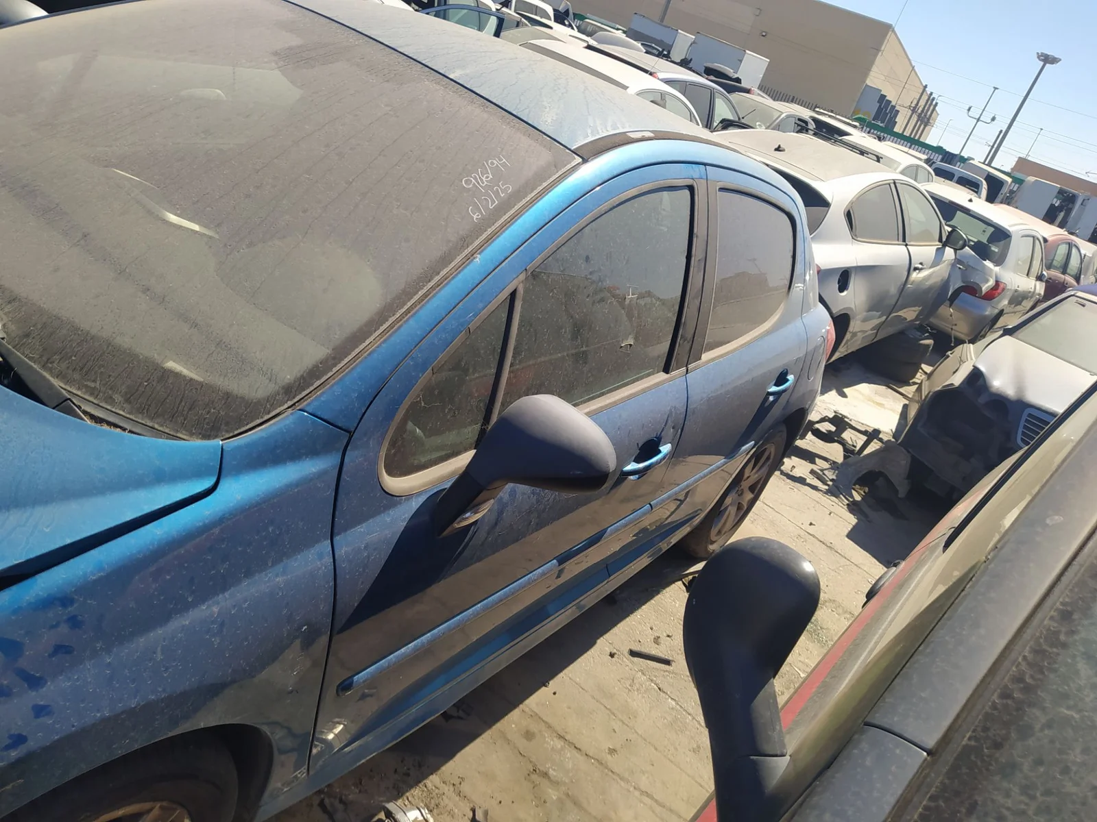 Foto de MANETA EXTERIOR DELANTERA IZQUIERDA PEUGEOT 207 1.6 16V CAT (109 CV / 80 KW) referencia 9101GF