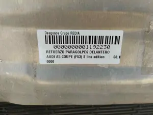 Foto de REFUERZO PARAGOLPES DELANTERO AUDI A5 COUPE (F53) 2.0 16V TDI (190 CV / 140 KW) foto 4