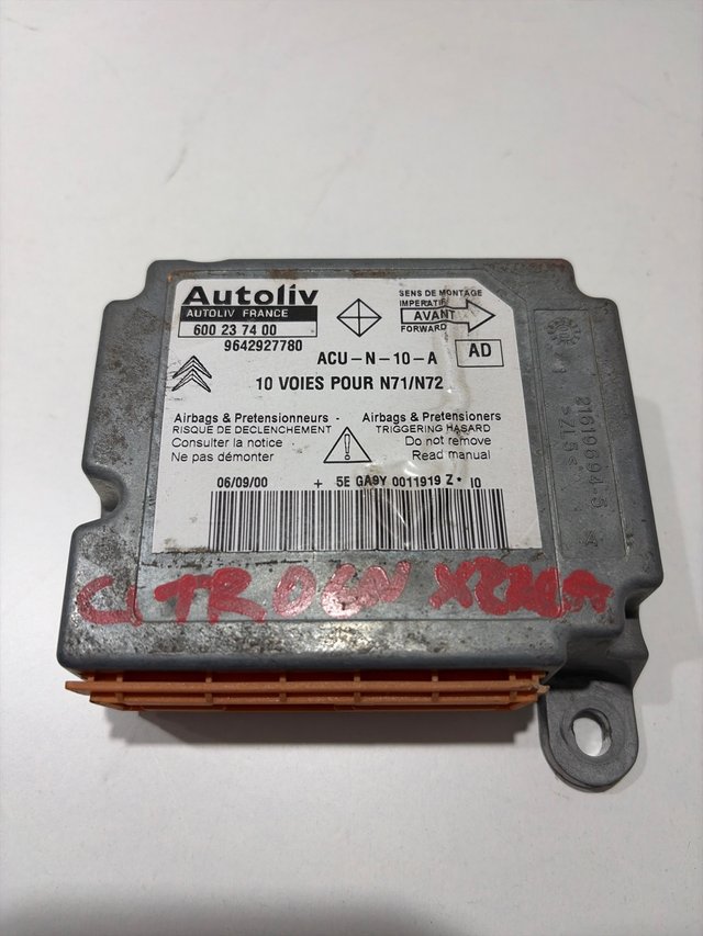 Foto de CENTRALITA AIRBAG CITROEN XSARA 600237400 CITROEN XSARA
